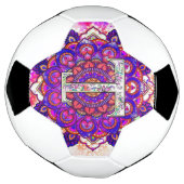 Alphabet T mandala Voetbal (Gedraaid)