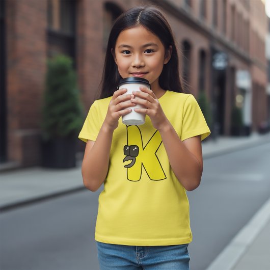 Alphabet T-Shirt Letter K