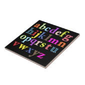 Alphabet Tile Tegeltje (Zijkant)
