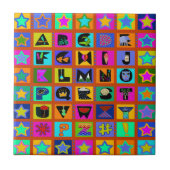 Alphabet Tile Tegeltje (Voorkant)