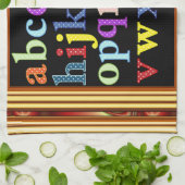 Alphabet Towel Theedoek (Gevouwen)