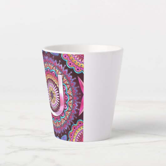 Alphabet U Latte Mok (Voorkant)