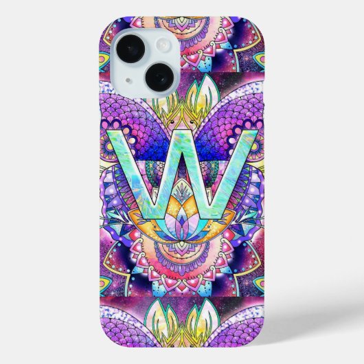 Alphabet W Case-Mate iPhone Case (Achterkant)