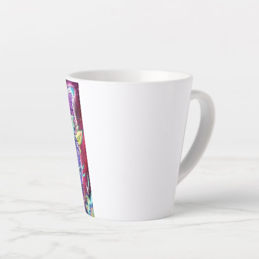 Alphabet W Latte Mok (Rechterhoek)