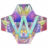 Alphabet W mandala Voetbal (Enkel)