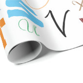 Alphabet Wrapping Paper Cadeaupapier (Rol Hoek)