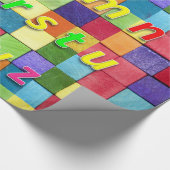 Alphabet Wrapping Paper Cadeaupapier (Hoek)