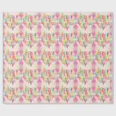 Alphabet Wrapping Paper Cadeaupapier (Vlak)