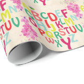 Alphabet Wrapping Paper Cadeaupapier (Rol Hoek)