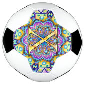 Alphabet X mandala Voetbal (Gedraaid)