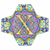 Alphabet X mandala Voetbal (Enkel)