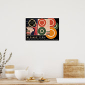 Alphabeticon III Poster (Keuken)