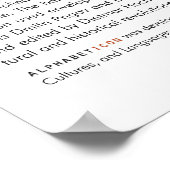 ALPHABETICON. Russische experimenten... (Intro-tek Poster (Hoek)