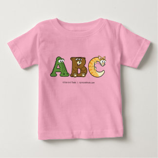 Alphabetimals gepersonaliseerd T-shirt voor babyme
