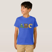 Alphabetimals Personalized Boy T-Shirt (Voorkant volledig)