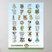 Alphabetimals Plakat - Dansk versie Poster (Voorkant)