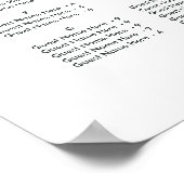 ALPHABETISCHE ORDER Greenery Wedding Seding Chart Poster (Hoek)