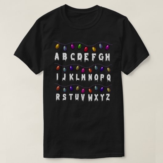 Alphabetwand T-shirt (Design voorkant)