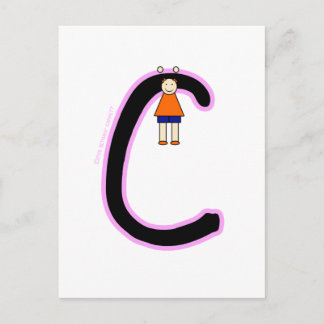 Alphakins C Girls Briefkaart