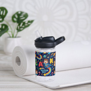 Alphaland gepersonaliseerde waterflessen voor kind waterfles