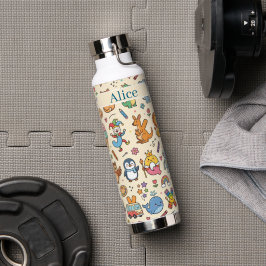 Alphaland gepersonaliseerde waterflessen voor kind waterfles