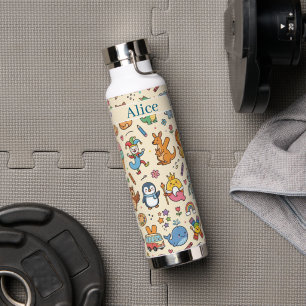Alphaland gepersonaliseerde waterflessen voor kind waterfles