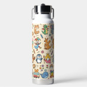Alphaland gepersonaliseerde waterflessen voor kind waterfles (Voorkant)