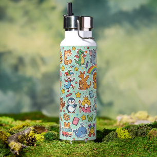 Alphaland gepersonaliseerde waterflessen voor kind waterfles