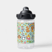 Alphaland gepersonaliseerde waterflessen voor kind waterfles (Achterkant)