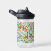 Alphaland gepersonaliseerde waterflessen voor kind waterfles (Rechts)
