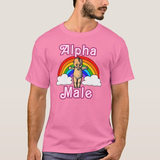 "Alphamannetje" T-shirt (Voorkant)