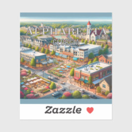 Alpharetta Georgia 3 inch Vinyl Sticker