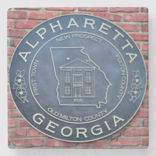 Alpharetta, Georgia, marmer-Onderzetters Stenen Onderzetter