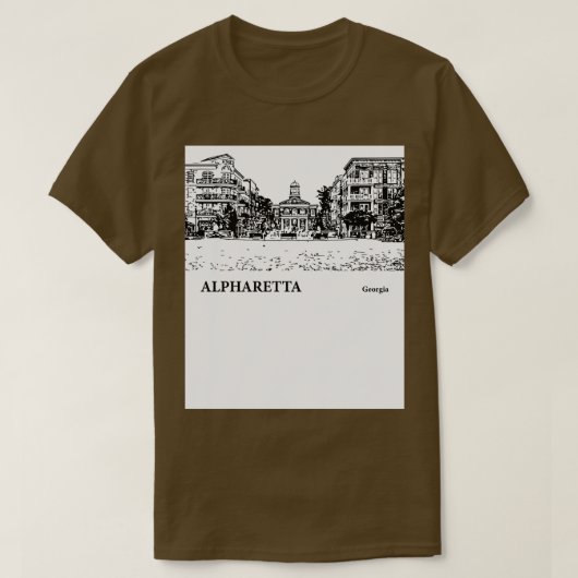 Alpharetta Georgia TShirt 3 (Design voorkant)