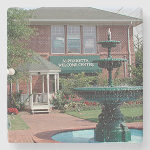 Alpharetta Welcome Center Marble Stone Onderzetter