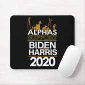 Alphas steunt Biden en Harris 2020 Presidential Muismat (Met muis)
