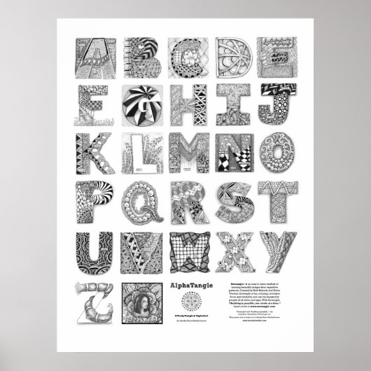AlphaTangle-Poster Poster (Voorkant)
