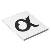 Alpheart black notitieblok (Schuin)