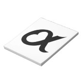 Alpheart black notitieblok (Linkerzijde)