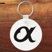 Alpheart black sleutelhanger (Voorkant)