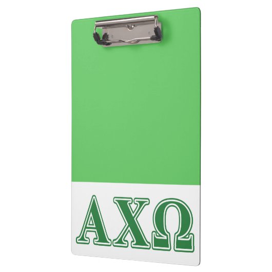 Alphi Chi Omega Green Letters Klembord