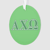 Alphi Chi Omega Griekse Letters Ornament (voorkant)