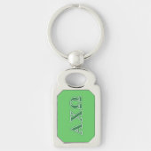 Alphi Chi Omega Griekse Letters Sleutelhanger (Voorkant)