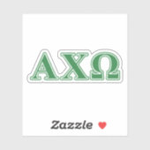 Alphi Chi Omega Griekse Letters Sticker (Vel)