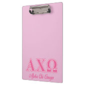 Alphi Chi Omega roze letters Klembord (Links)