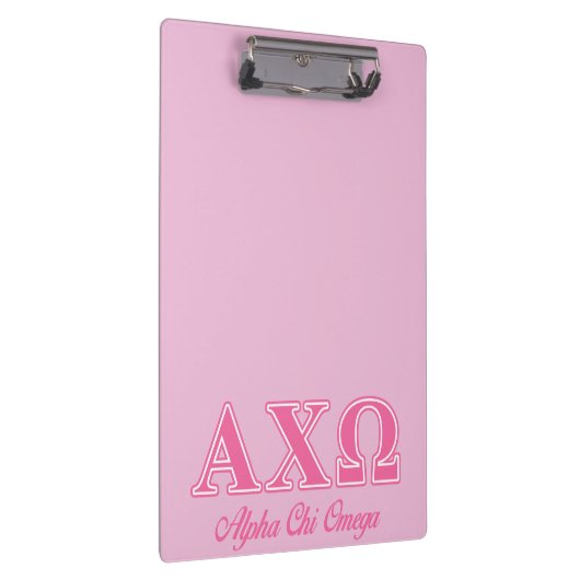 Alphi Chi Omega roze letters Klembord (Rechts)