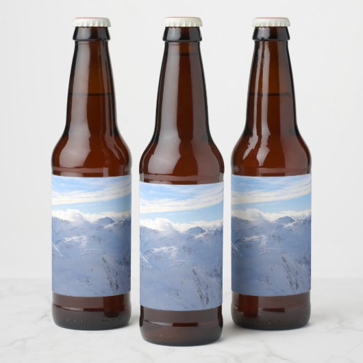 Alphine Mountain Bier Etiket (Flessen)
