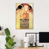 Alphones ( Alfons ) Mucha 1921 uitzendt Poster uit (Thuiskantoor)