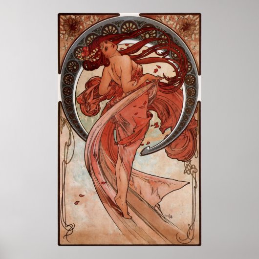 Alphones Mucha Dance Print (Voorkant)