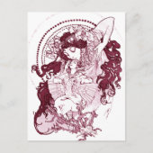  Alphonose Mucha Art Briefkaart (Voorkant)